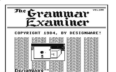 The Grammar Examiner - Screenshot - Game Title Image