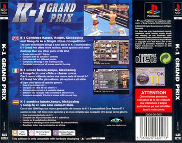 K-1 Grand Prix - Box - Back Image