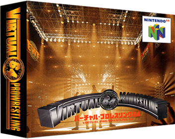 Virtual Pro Wrestling 64 - Box - 3D Image