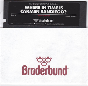 Where in Time is Carmen Sandiego - Disc Image
