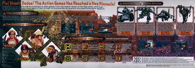 Metal Slug X - Advertisement Flyer - Back Image