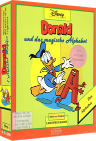 Donald's Alphabet Chase - Box - 3D Image