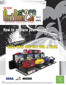 OutRun 2 SP SDX - Advertisement Flyer - Front Image