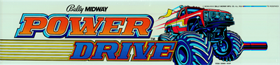Power Drive - Arcade - Marquee Image