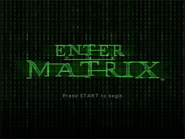 Enter the Matrix - Screenshot - Game Title Image