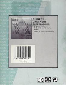 Chinese Checkers - Box - Back Image