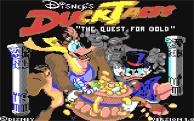 DuckTales: The Quest for Gold - Screenshot - Game Title Image