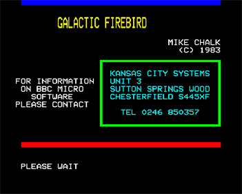 Galactic Firebird - Screenshot - Game Title Image