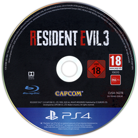 Resident Evil 3 - Disc Image