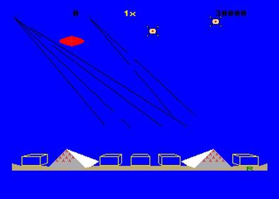 Missile Command (Glen Merriman) - Screenshot - Gameplay Image