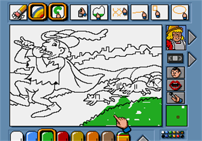 My Paint: The Animated Paint Program - Screenshot - Gameplay Image
