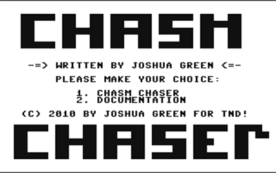 Chasm Chaser - Screenshot - Game Title Image