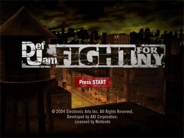 Def Jam: Fight for NY - Screenshot - Game Title Image