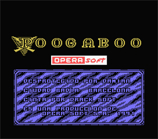 Poogaboo: La Pulga II - Screenshot - Game Title Image