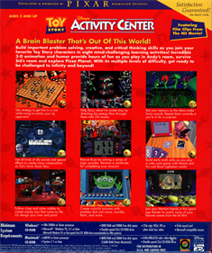 Disney's Toy Story Activity Center - Box - Back Image