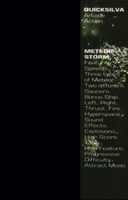 Meteor Storm (Quicksilva) - Box - Back Image