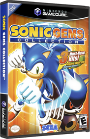 Sonic Gems Collection - Box - 3D Image