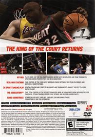 NBA 2K7 - Box - Back Image