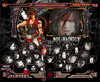 Guilty Gear XX Accent Core Plus - Screenshot - Game Select Image