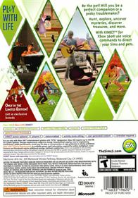 The Sims 3: Pets - Box - Back Image