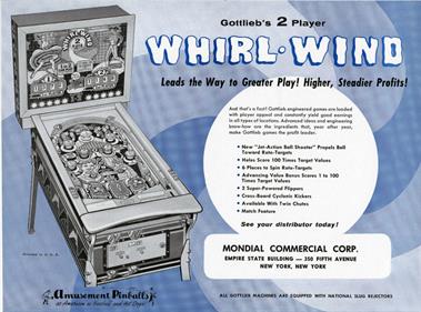 Whirl-Wind - Advertisement Flyer - Front Image