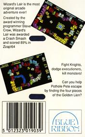 Wizard's Lair - Box - Back Image