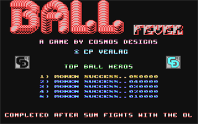 Ballfever - Screenshot - Game Title Image