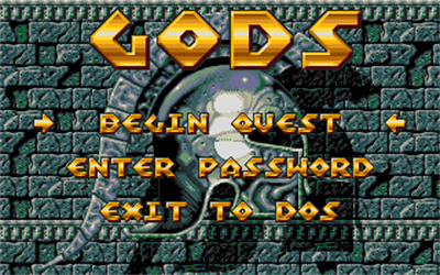 Gods - Screenshot - Game Select Image