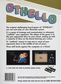 Othello (HES) - Box - Back Image