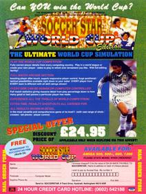 World Cup Soccer Star - Advertisement Flyer - Front Image