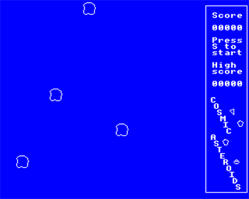 Cosmic Asteroids - Screenshot - Gameplay Image