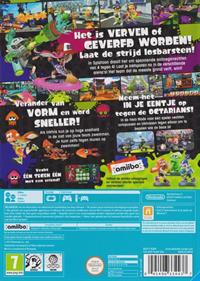 Splatoon - Box - Back Image