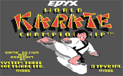 World Karate Championship - Screenshot - Game Title Image