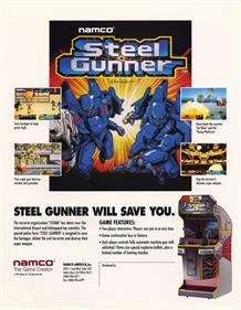 Steel Gunner - Advertisement Flyer - Back Image