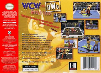 WCW Vs. nWo: World Tour - Box - Back Image