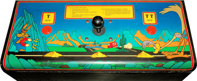 Road Runner - Arcade - Control Panel Image