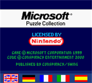 Microsoft: The 6in1 Puzzle Collection Entertainment Pack - Screenshot - Game Title Image