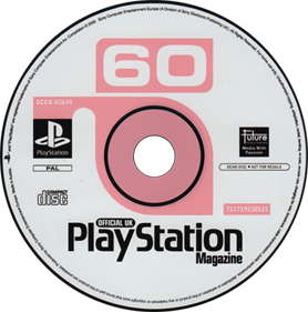 Official UK PlayStation Magazine: Demo Disc 60 - Disc Image