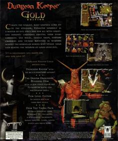 Dungeon Keeper: Gold Edition - Box - Back Image