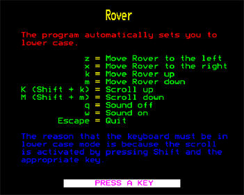 Rover - Screenshot - Game Title Image