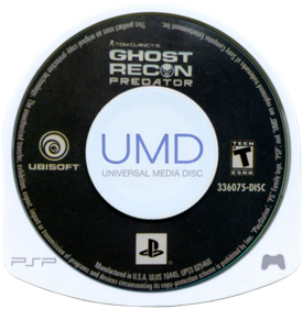 Tom Clancy's Ghost Recon: Predator - Disc Image