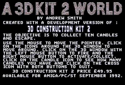 A 3D Kit II World - Screenshot - Game Title Image