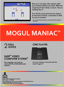 Mogul Maniac - Fanart - Box - Back Image