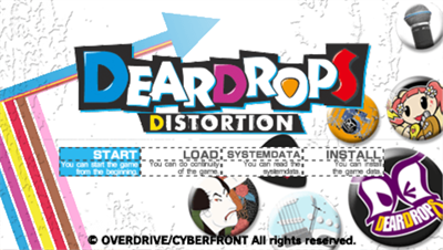 Deardrops Distortion - Screenshot - Game Title Image