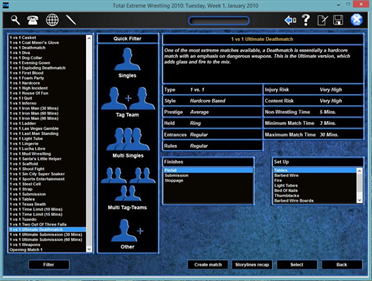 Total Extreme Wrestling 2010 - Screenshot - Gameplay Image