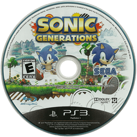 Sonic Generations - Disc Image