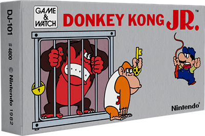 Donkey Kong Jr. (New Wide Screen) - Box - 3D Image