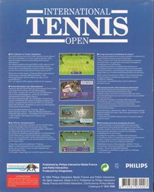 International Tennis Open - Box - Back Image