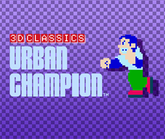 3D Classics: Urban Champion - Box - Front Image