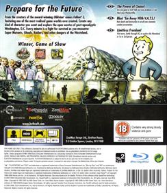 Fallout 3 - Box - Back Image